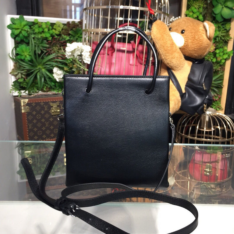 Refined Vegan Leather Handbag - Sleek Minimalist Lines | Women's Fashion Handbag #928 - back view (image 4) of designer-inspired handbag