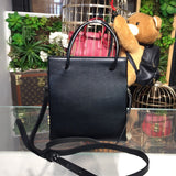 Refined Vegan Leather Handbag - Sleek Minimalist Lines | Women's Fashion Handbag #928 - back view (image 4) of designer-inspired handbag