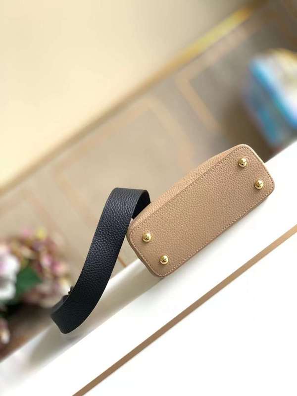 Back view of signature modern women's handbag – women's luxury handbag