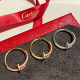 Front view of Cartier unisex jewelry piece