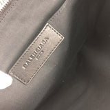 Close-up detail of structured statement women's handbag – women's everyday handbag