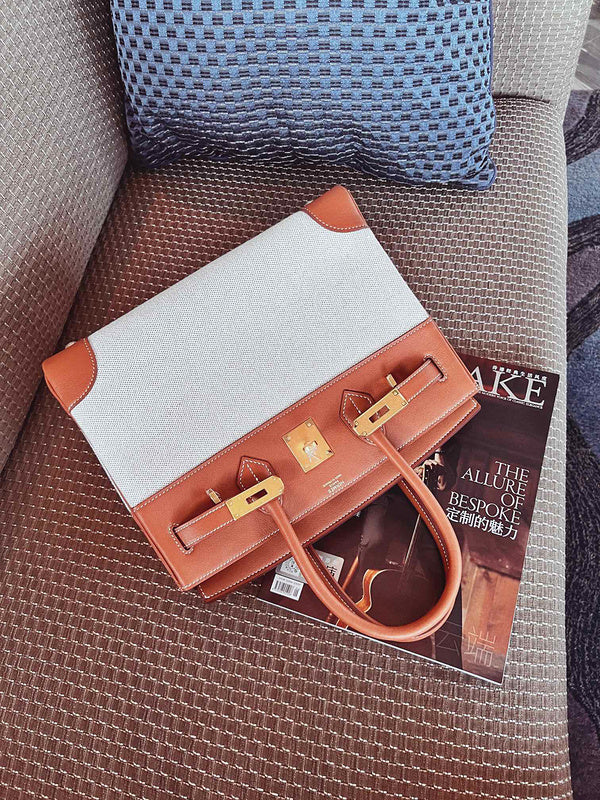 Close-up detail of tailored bag design