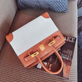 Close-up detail of tailored bag design