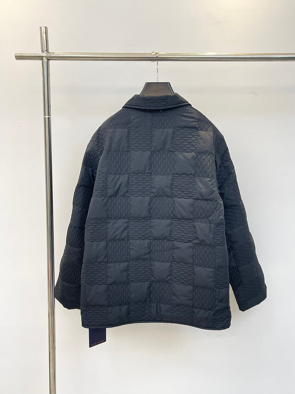 Side profile of Louis Vuitton luxury clothing with everyday silhouette