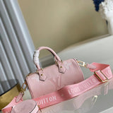 Front view of polished sleek women's handbag – women's statement bag