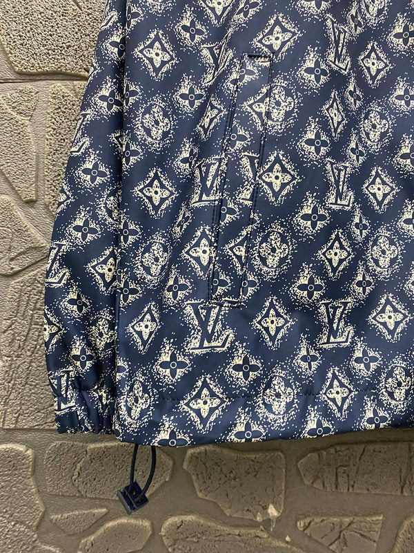 Full styled look of Louis Vuitton luxury clothing with everyday silhouette