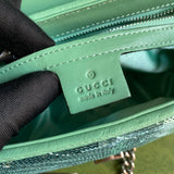 Side profile of classic sleek women's handbag – women's statement bag