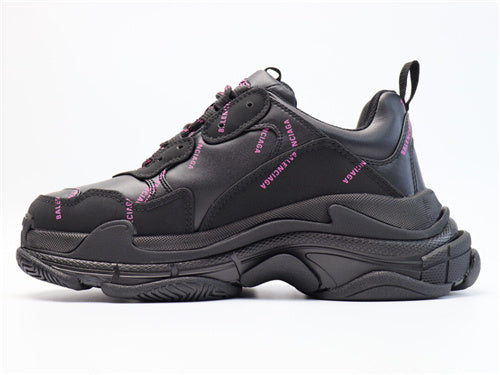 Balenciaga Black Chunky Platform Sneakers - Sole Detail View