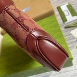 Side profile of signature classic women's handbag – women's luxury handbag
