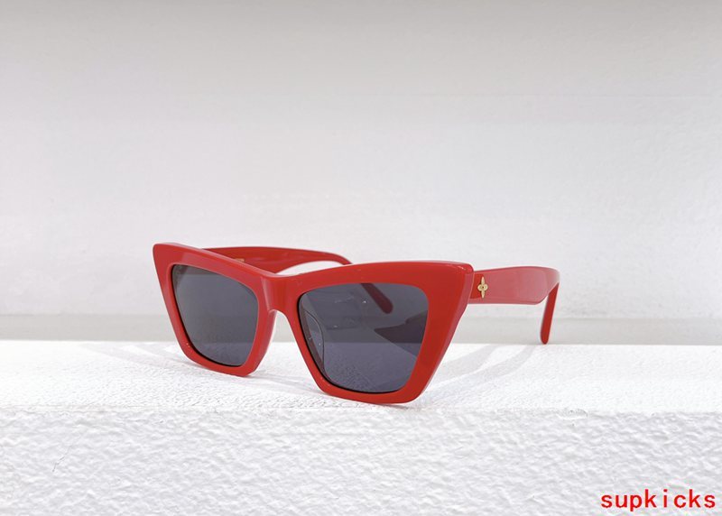 Close-up detail view of Louis Vuitton unisex sunglasses