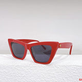 Close-up detail view of Louis Vuitton unisex sunglasses