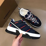 Burberry Beige Low-Top Sneakers - Front View