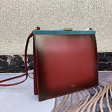Side profile of statement premium women's handbag – women's designer-style accessory