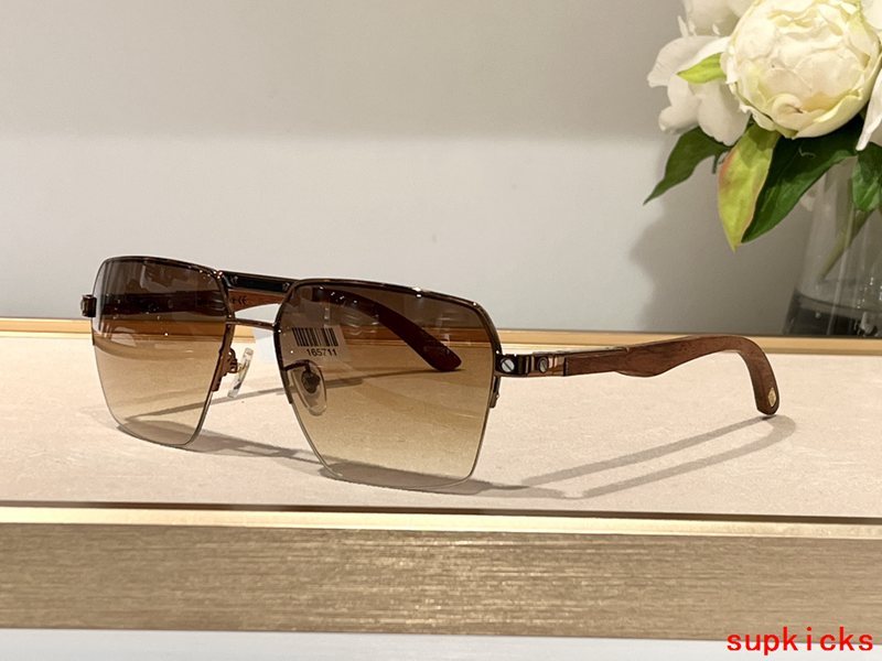 Angled view of Cartier unisex sunglasses