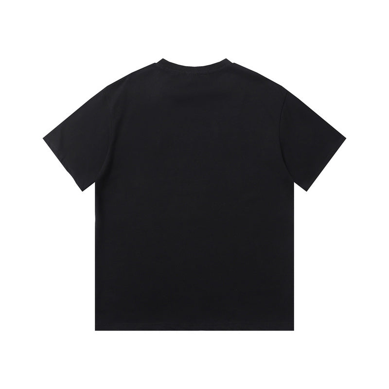 Side profile of Polo cotton polo shirt with signature branding
