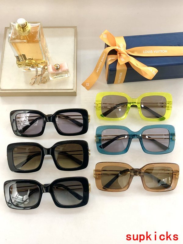 Lifestyle view of Louis Vuitton unisex sunglasses