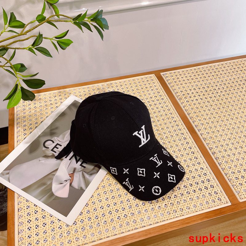 Side view of Louis Vuitton unisex cap