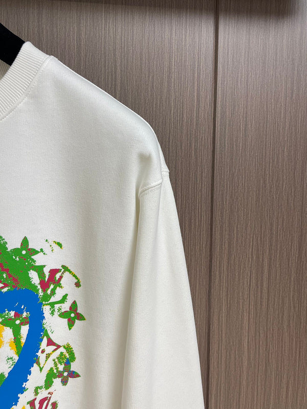 Full styled look of Louis Vuitton luxury clothing with relaxed-fit cut