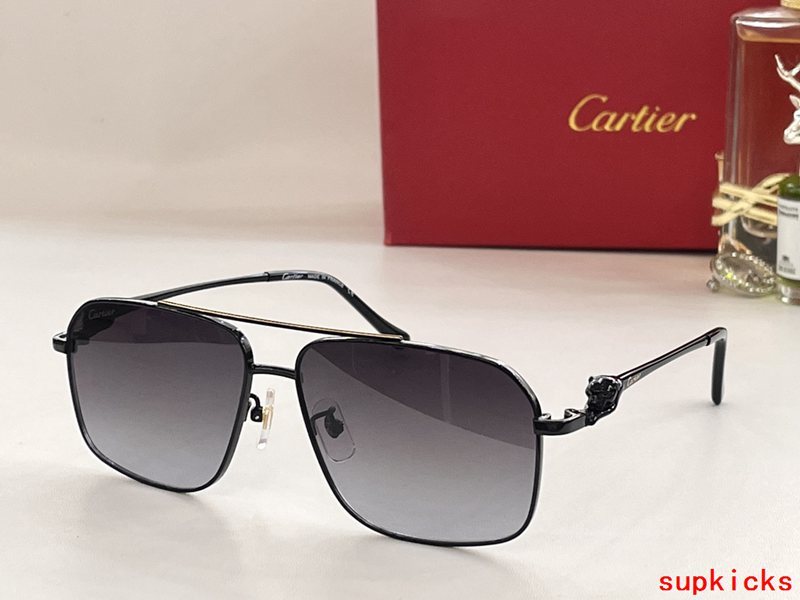 Lifestyle view of Cartier unisex sunglasses
