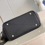 Back view of signature structured women's handbag – women's everyday handbag