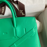 Interior view of sculpted premium bag