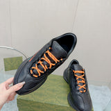 Gucci sneakers detailed view showing premium designer craftsmanship