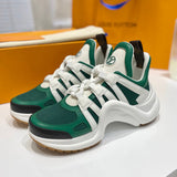 Louis Vuitton shoes Style 307 - close-up of iconic logo design