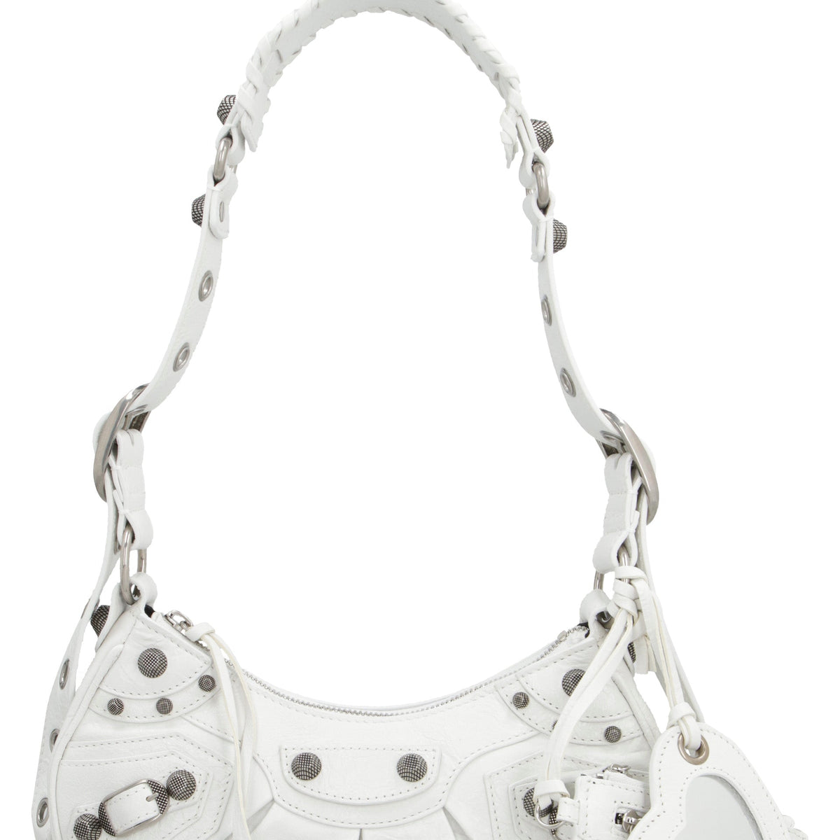 Balenciaga premium crossbody detail and craftsmanship close-up