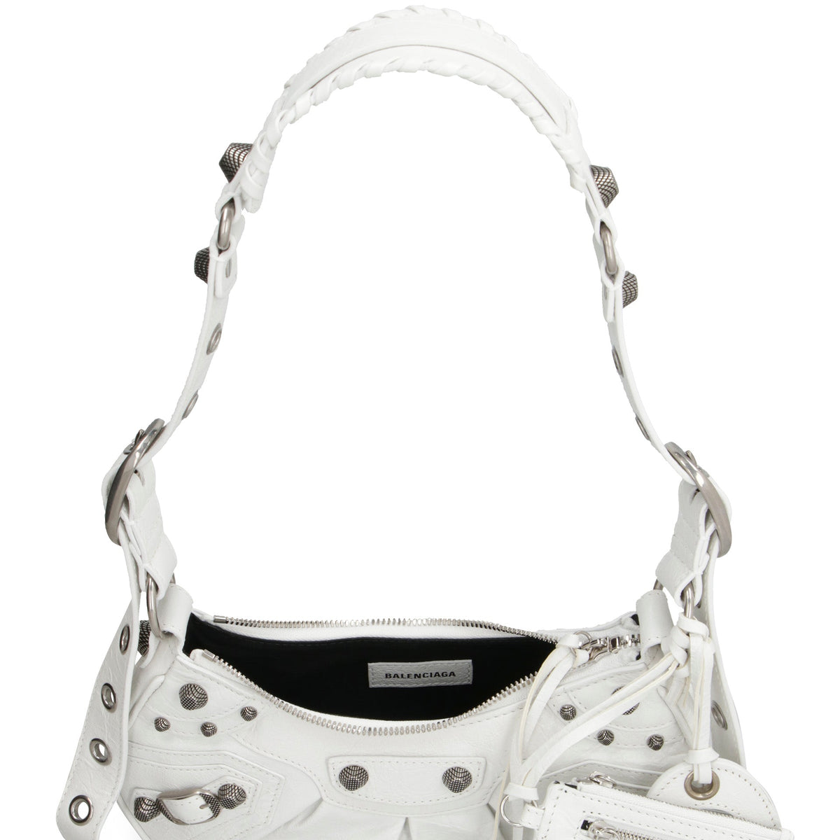 Balenciaga crossbody lifestyle shot premium designer piece