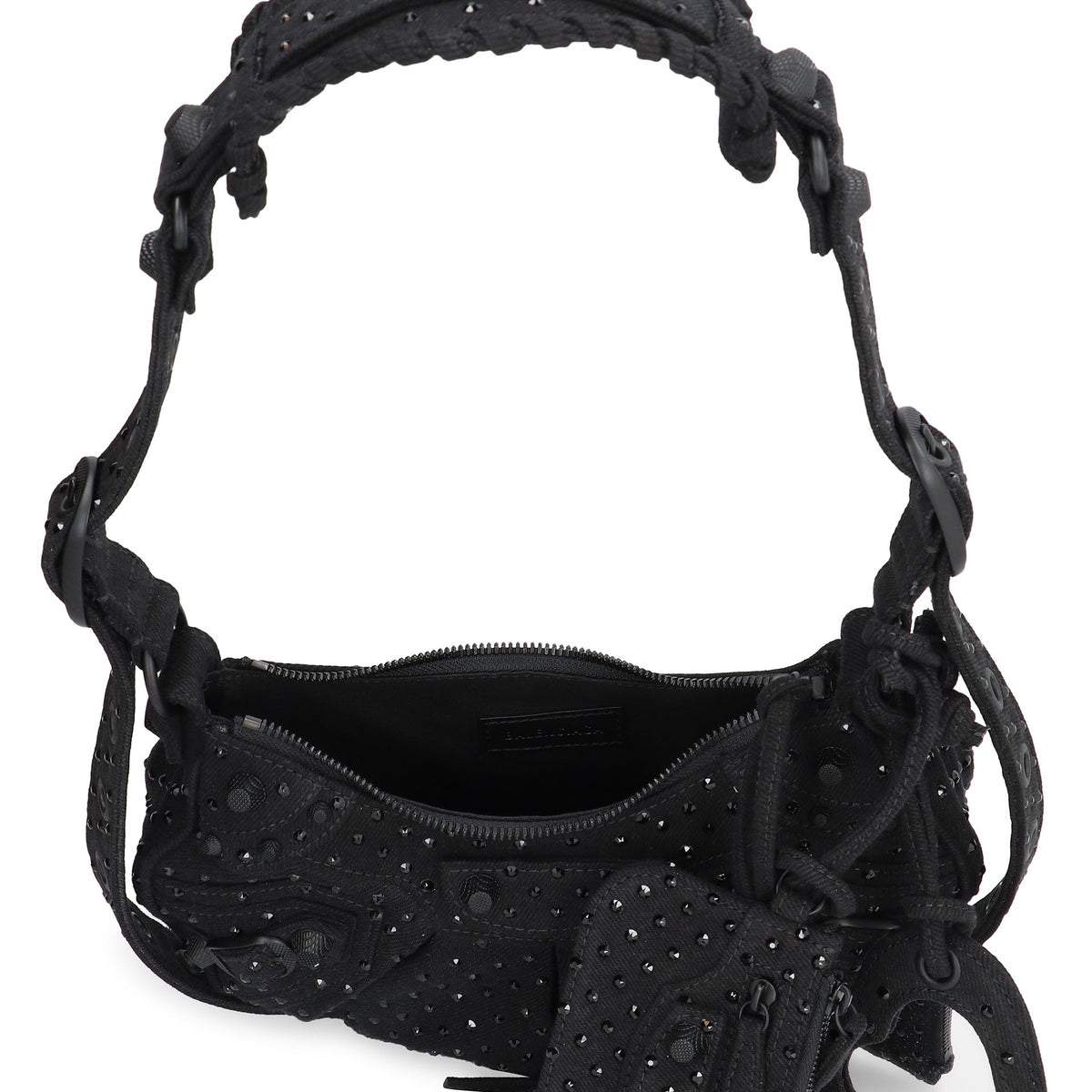 Balenciaga Bags? BALENCIAGA Mini Rhinestone-Studded Crossbody Handbag Elegant Everyday Designer Handbag