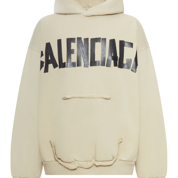Balenciaga Hoodies? Balenciaga Men Hoodie With Ripped Pocket Comfortable Luxury Streetwear Hoodie