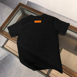 Side profile of Louis Vuitton cotton t-shirt with everyday silhouette