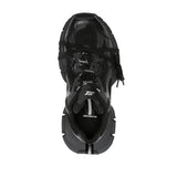 Close-up of Balenciaga athletic hardware and fine stitching