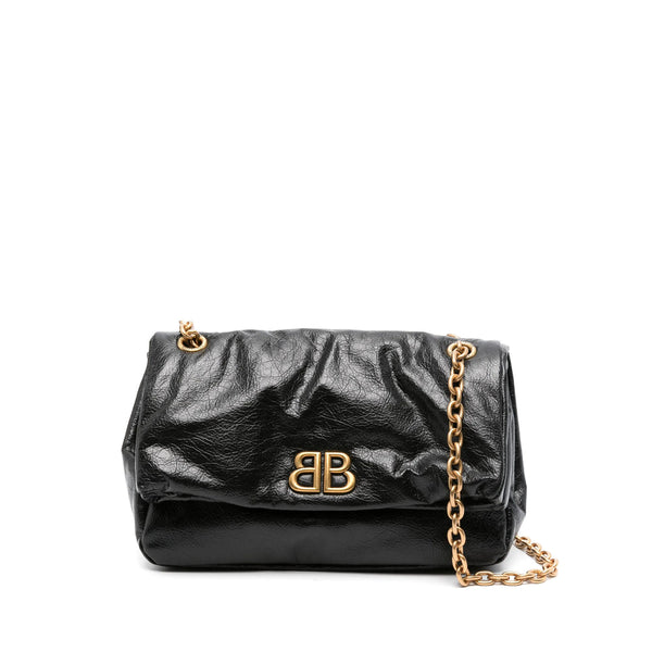 Balenciaga Bags? Balenciaga Black Shoulder Bags Women Elegant Everyday Designer Handbag