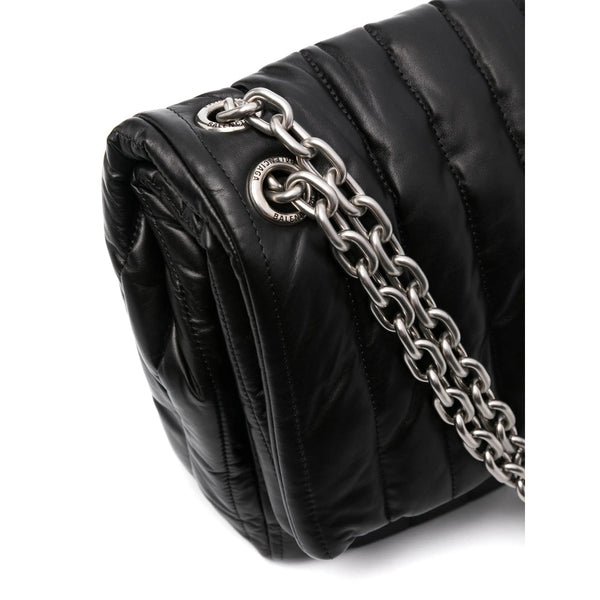 Balenciaga Bags- Balenciaga Black Shoulder Bags Women Elegant Everyday Designer Handbag