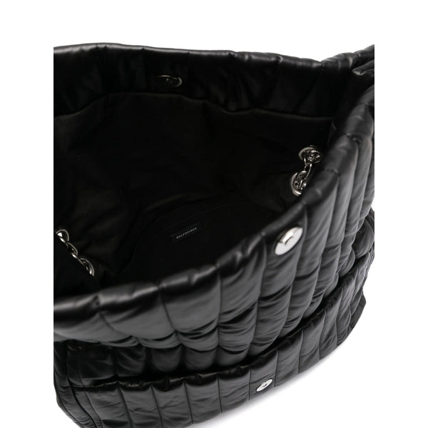Balenciaga Bags- Balenciaga Black Shoulder Bags Women Elegant Everyday Designer Handbag