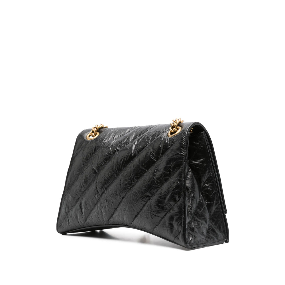 Balenciaga Bags- Balenciaga Black Shoulder Bags Women Luxury Designer Leather Handbag
