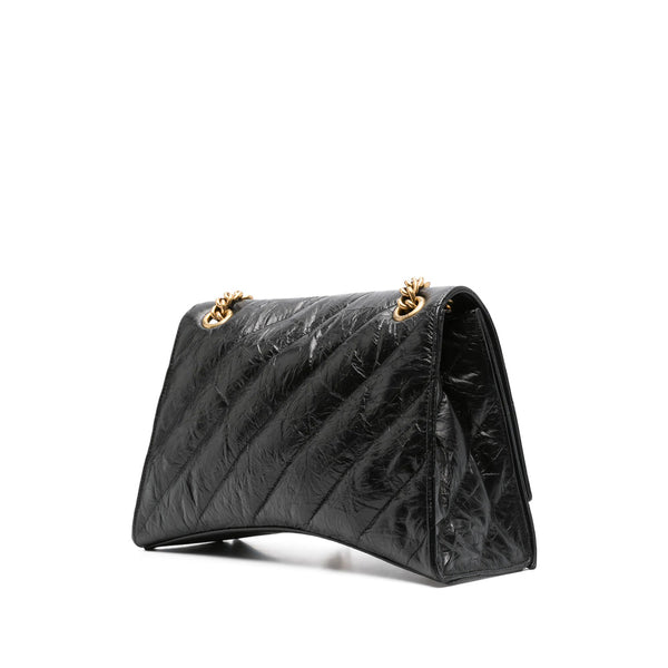 Balenciaga Bags- Balenciaga Black Shoulder Bags Women Luxury Designer Leather Handbag