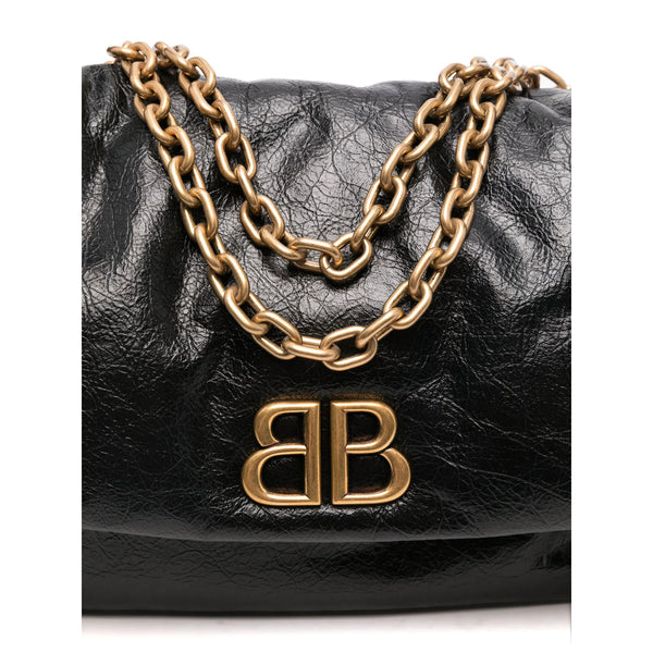 Balenciaga Bags- Balenciaga Black Shoulder Bags Women Luxury Designer Leather Handbag