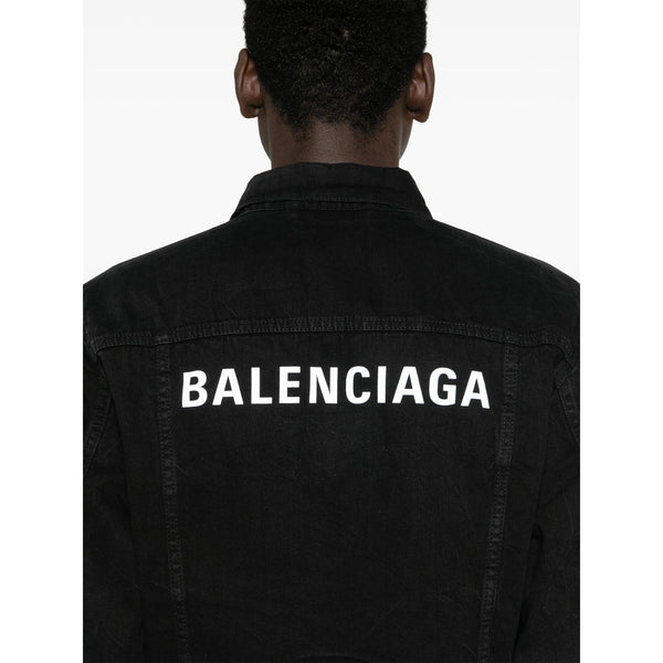 Balenciaga Jackets- Balenciaga Black Denim - Denim Jackets Women Stylish Everyday Designer Outerwear