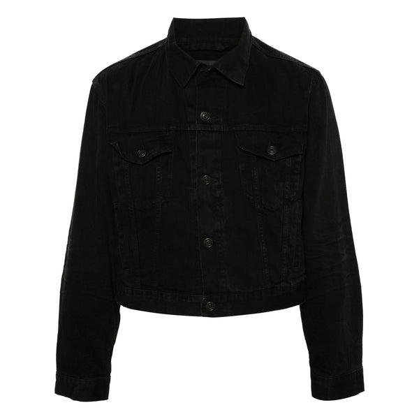 Balenciaga Jackets- Balenciaga Black Denim - Denim Jackets Women Stylish Everyday Designer Outerwear