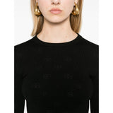 Close-up of Balenciaga sweaters & pullovers hardware and fine stitching