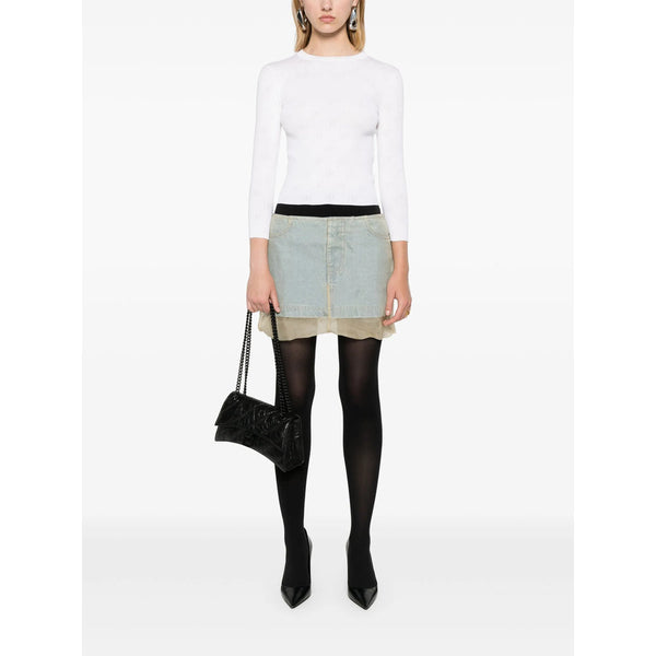 Balenciaga Sweaters? Balenciaga White Knitwear - Jumpers Women Luxury Designer Knit Sweater