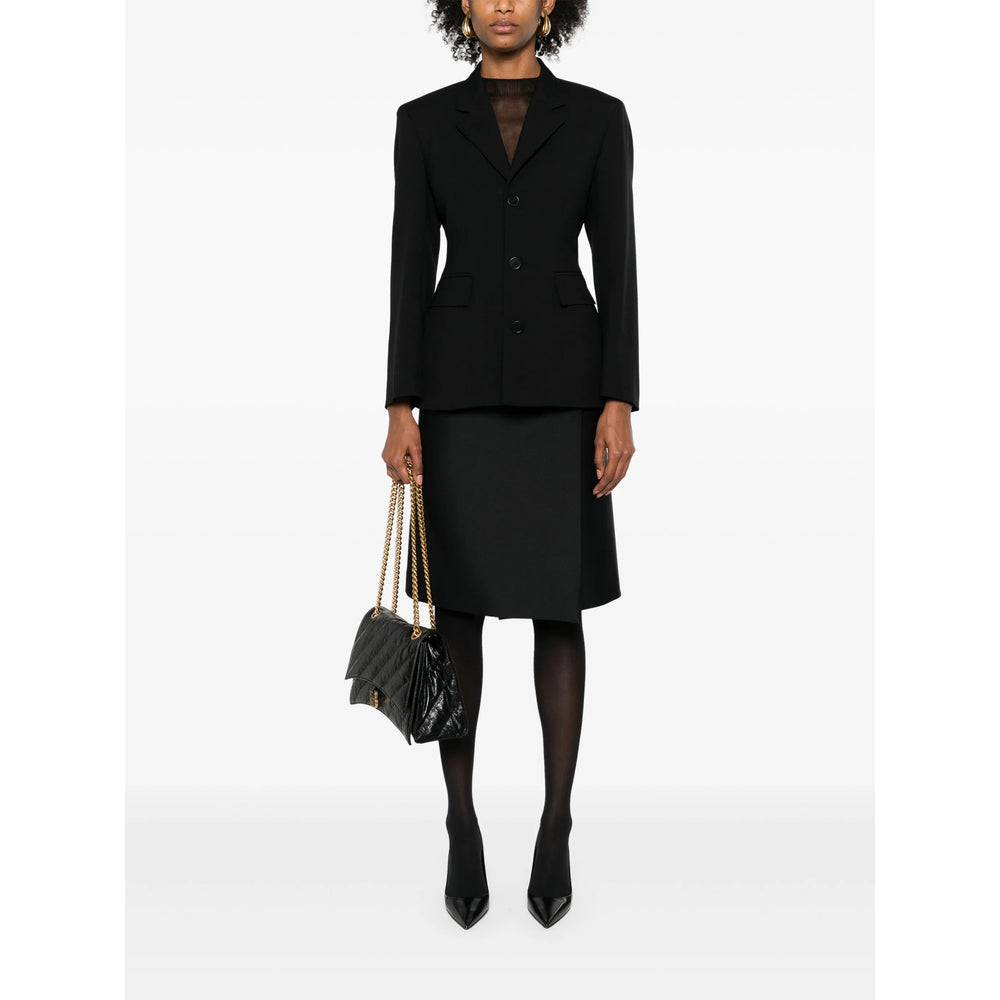 Balenciaga blouses lifestyle shot premium designer piece