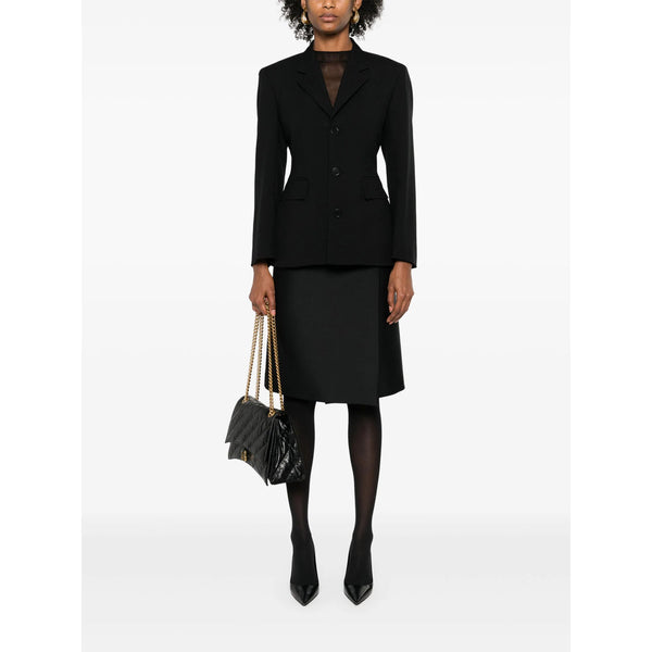 Balenciaga Jackets? Balenciaga Black Jackets - Blazers Women Premium Casual Designer Jacket