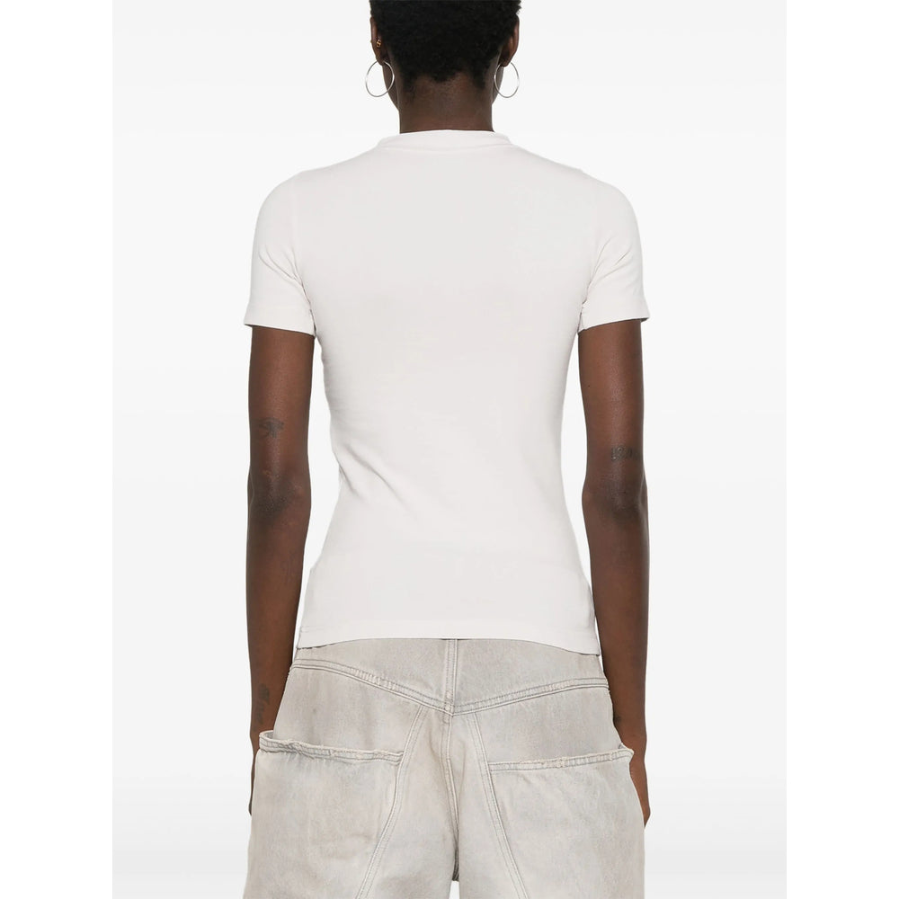 Balenciaga T-Shirts? Balenciaga Neutrals Tops - T-Shirts & Jerseys Women Premium Designer Cotton T-Shirt
