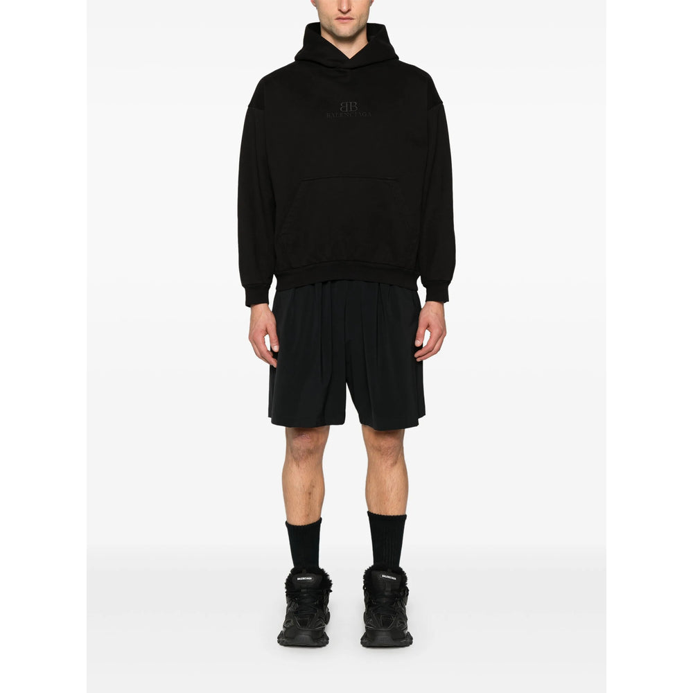 Balenciaga Hoodies- Balenciaga Black Sweaters & Knitwear - Hoodies Men Comfortable Luxury Streetwear Hoodie