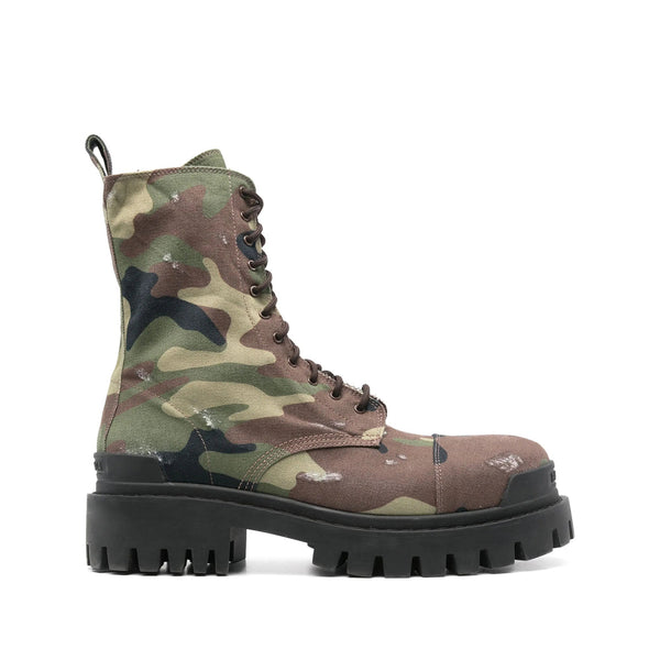 Balenciaga Shoes Balenciaga Green Boots Men Premium Designer Casual Shoes