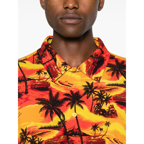 Balenciaga Tops? Balenciaga Orange Shirts Men Premium Designer Casual Top
