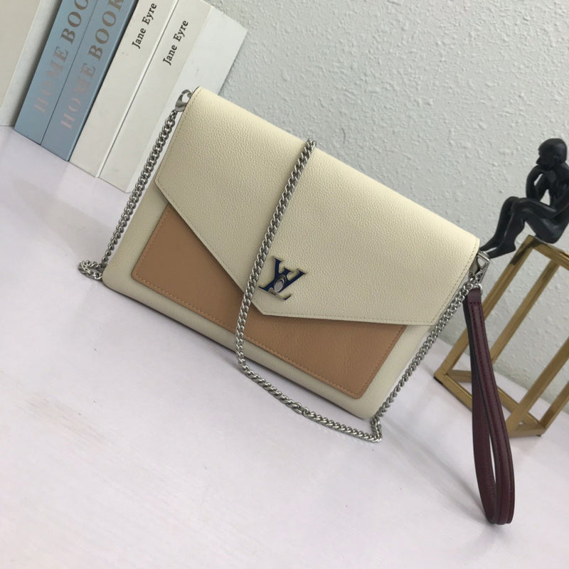 Side profile of polished premium women's handbag – women's luxury handbag
